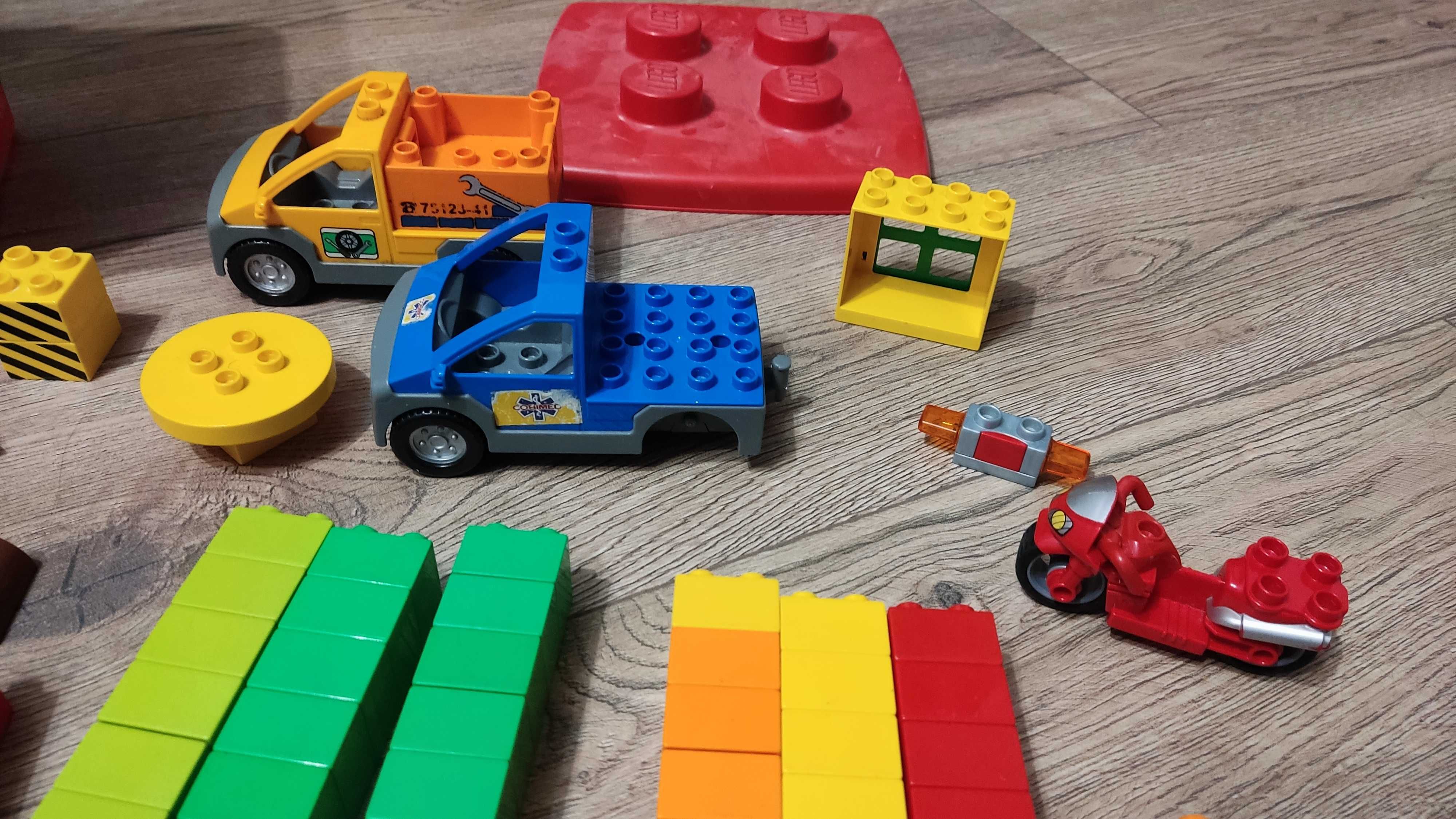 Lego Duplo Budowlane, samochód, motor, kolekcjonerskie