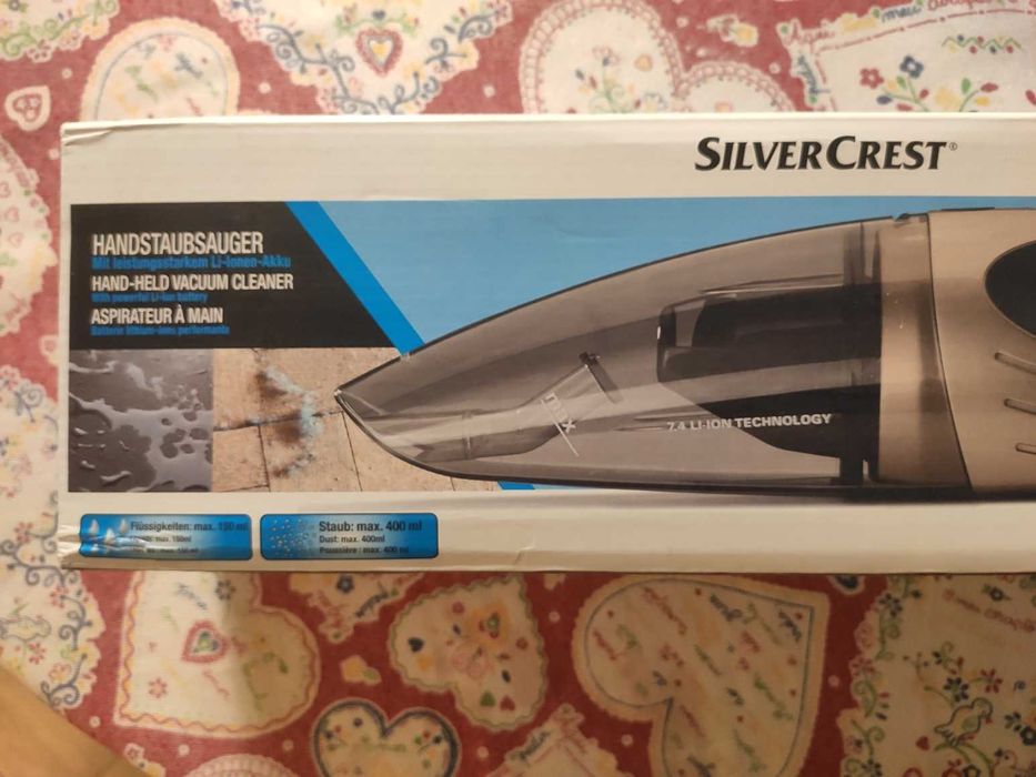 Aspirador Mão Silvercrest Novo