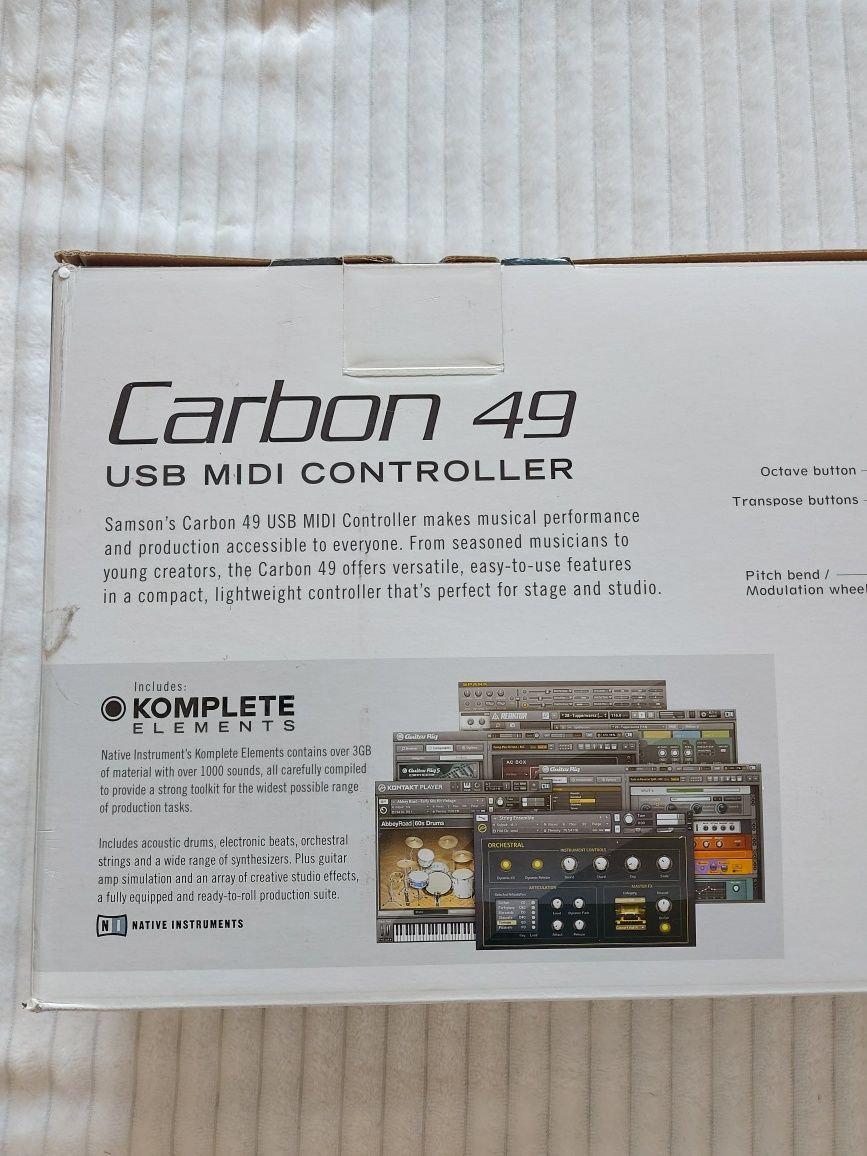 Teclado Carbon 49 USB Midi Controller