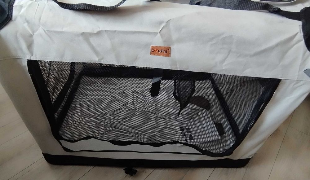 Torba transportowa dla psów i kotów LOVPET XXL Szary