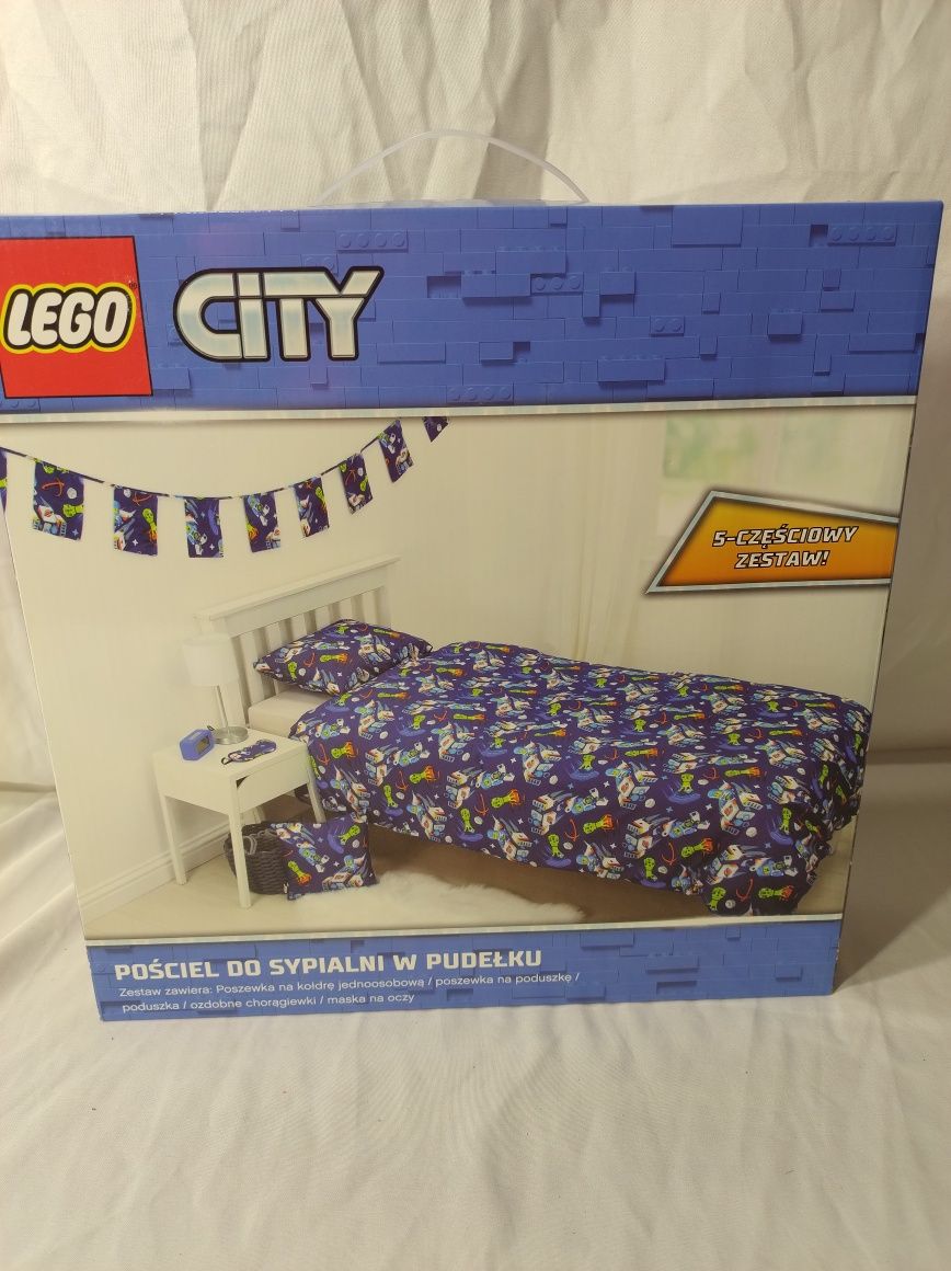 Dziecięca pościel LEGO City zestaw 5 elementów