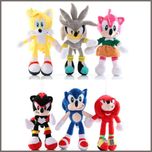 М'яка іграшка Соник Sonic, Шедоу, Сильвер, Найклз Тейлз Эми Роуз Сонік