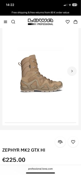 Botas Lowa Zephir Mk2 GTX HI