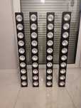 4 x LED BAR COB 10x10W 4 in 1 RGBW 100W DMX powercon nowy zestaw mocne
