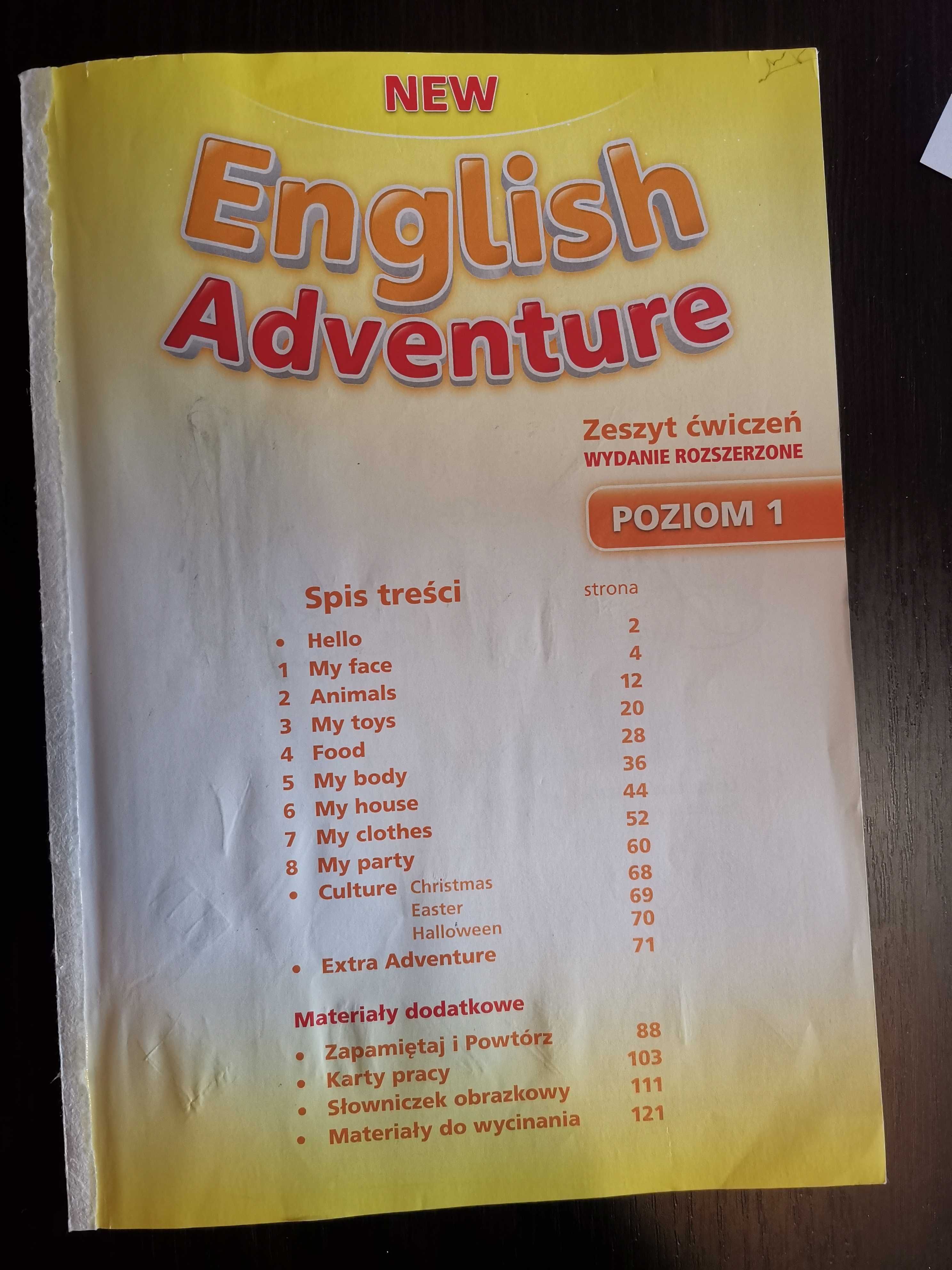 DVD English Adventure i zeszyt ćwiczeń