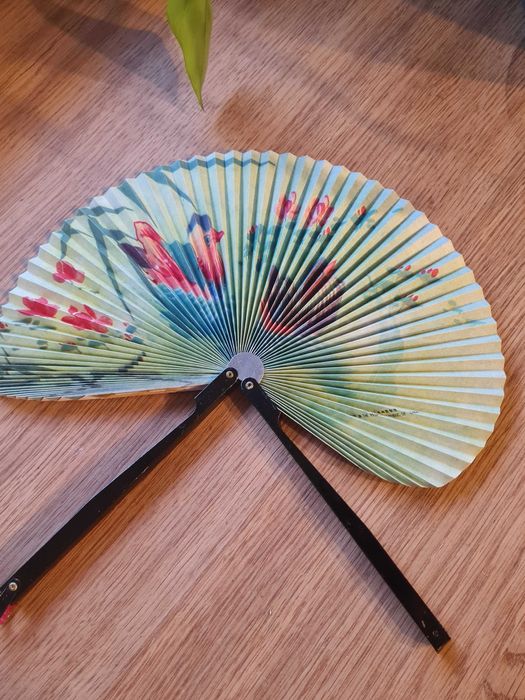 Wachlarz made in China vintage - odklejony