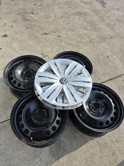Felgi stalowe 16' 5x112 z kołpakami VW Golf, Caddy, Sportsvan, Touran