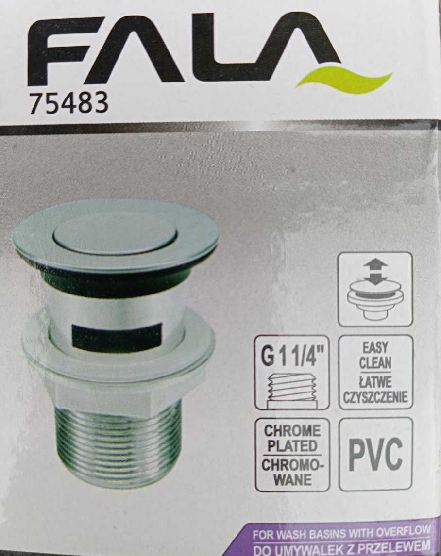 Донний клапан для раковин FALA 75483 1 1/4" (Сlick-Clack)