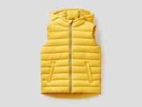 Benetton żółta kamizelka XXS 104cm 3-4 lata NOWA