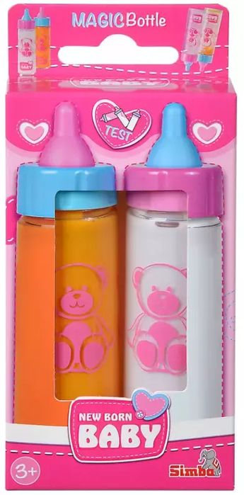 New Born Baby. Magiczne butelki (2 sztuki). Simba Toys