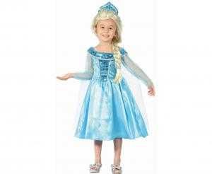 Strój dla dzieci Niebieska Księżniczka (sukienka, opaska ), ro. 92/104