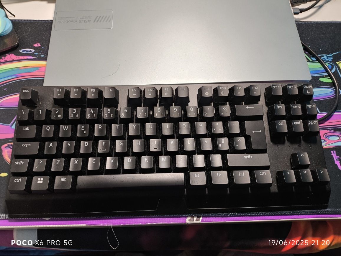 Teclado Razer Black widow com fatura e garantia
