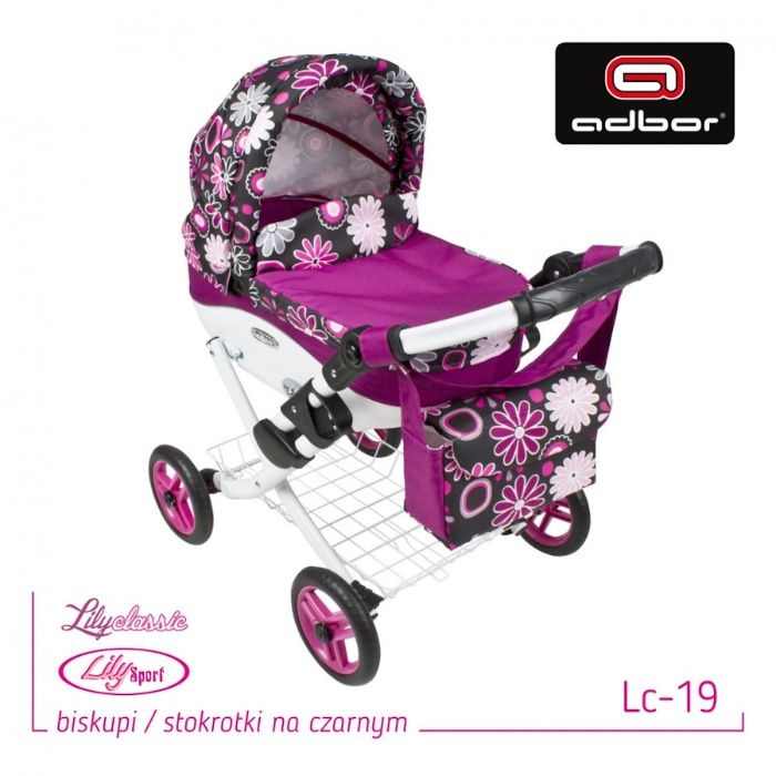 Głęboki wózek dla lalek Lily