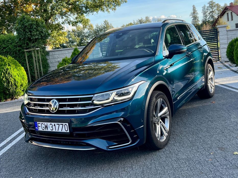 Volkswagen Tiguan 4Motion 3x R-line 200 KM Bezwyp.! Nowy serwis! kamery 360! Okazja