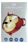 Balon foliowy na hel i powietrze 3D głowa małpki