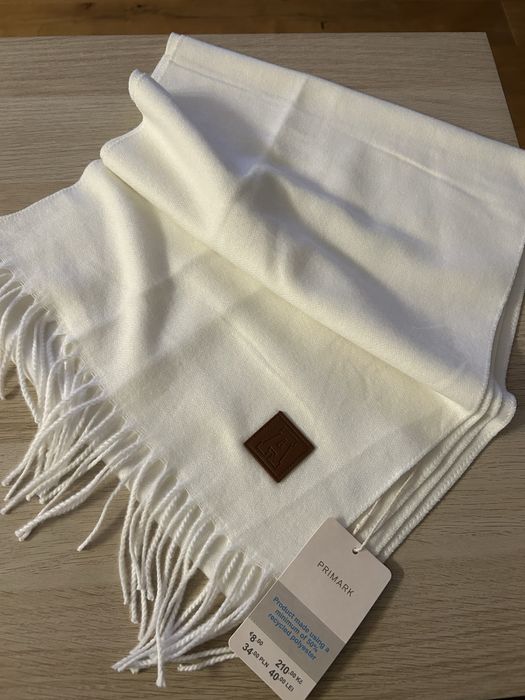 Szalik primark kremowy