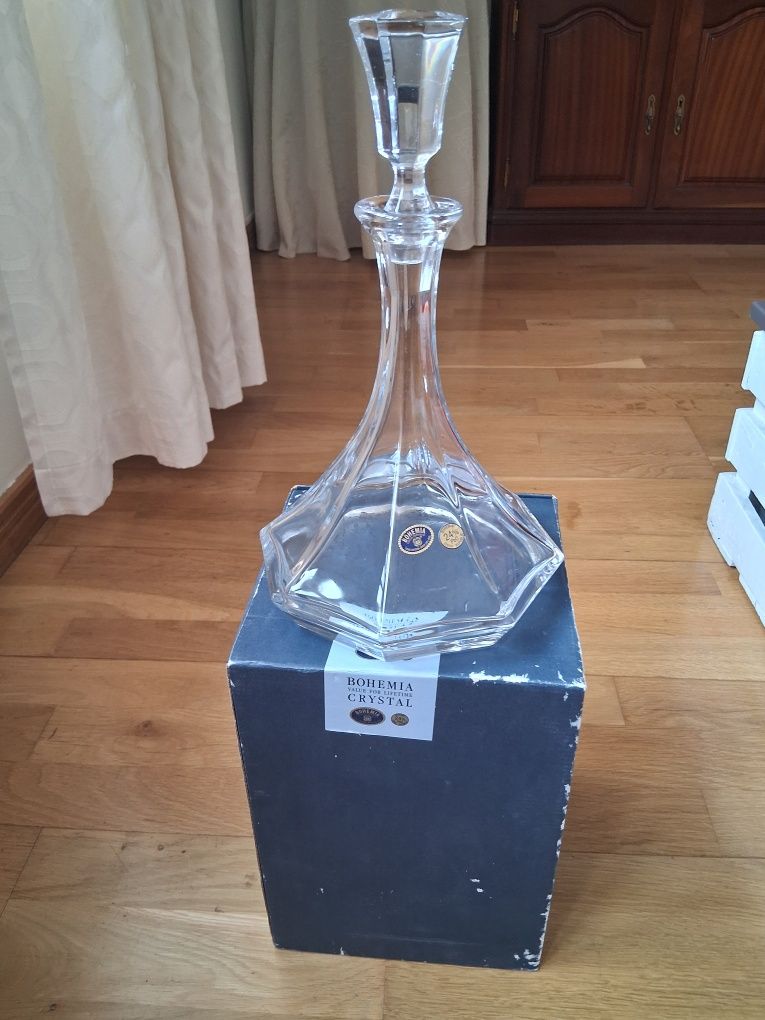 Garrafa cristal bhoemia nova