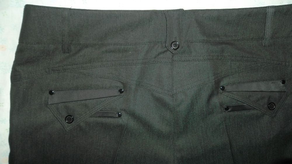 Женские брюки, штаны, джинсы. Турция. Черные. Баталы 56-58 р-р