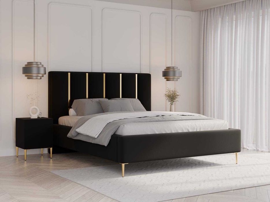 Łóżko tapicerowane  GOLD  120x200, 140x200, 160x200, 180x200, 200x200