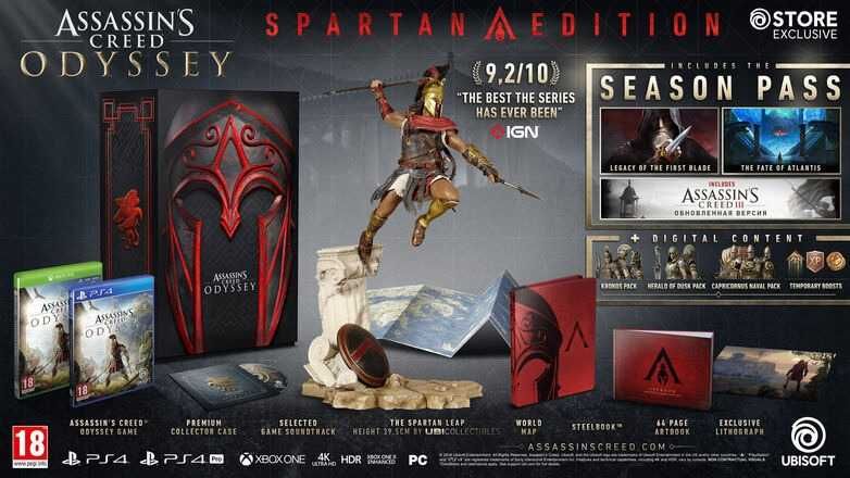 Assassin's Creed Odyssey Spartan Edition PS4 NOWA