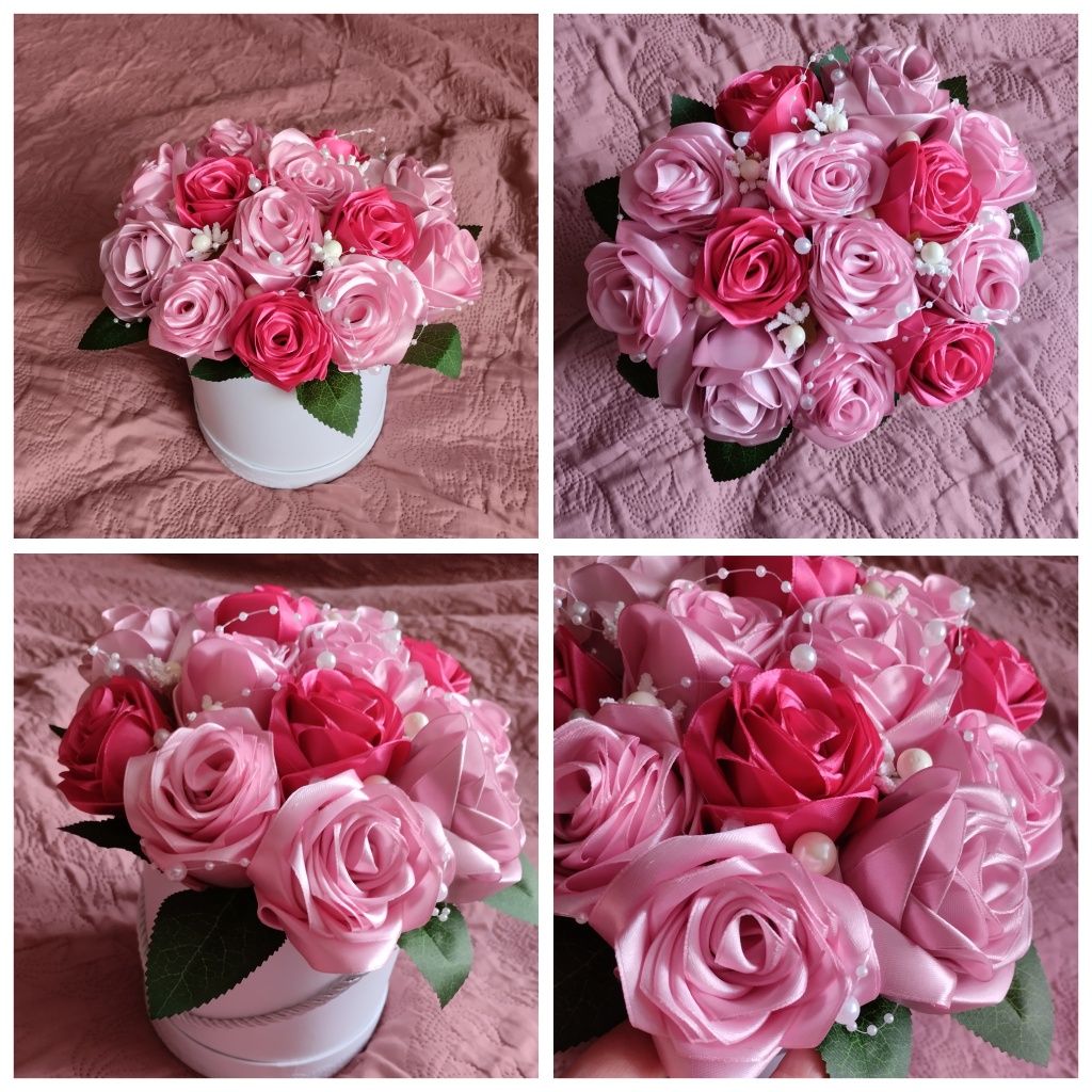 Box z kwiatami, róże