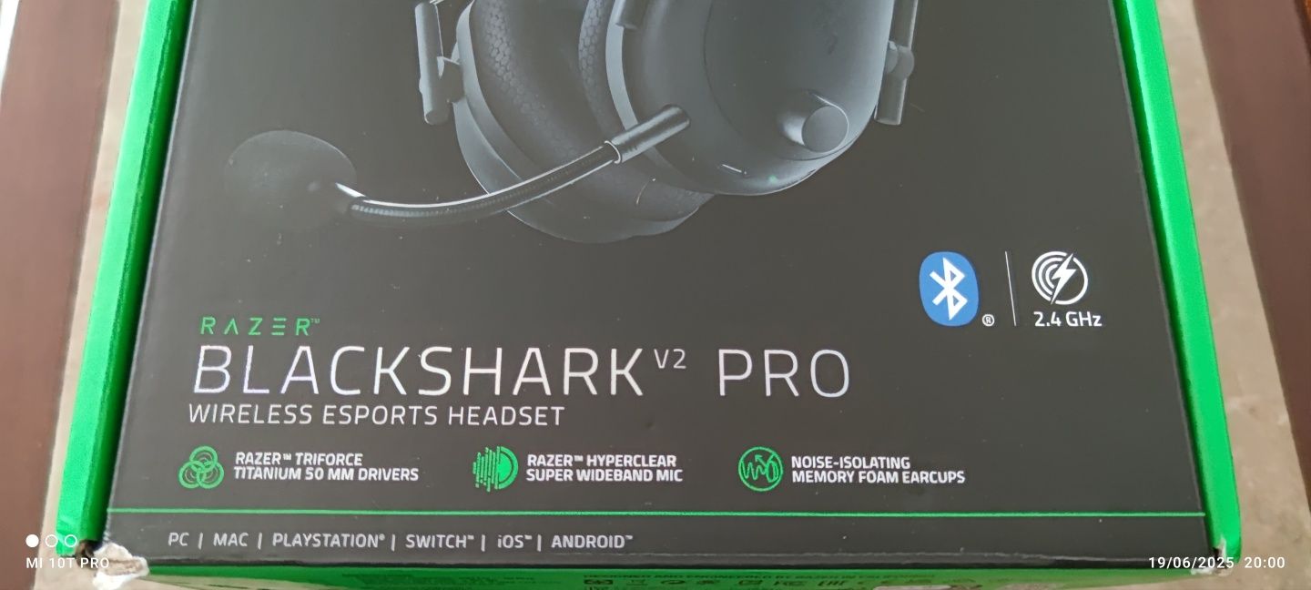 Razer Blackshark v2  pro 2023 bluetooth.
