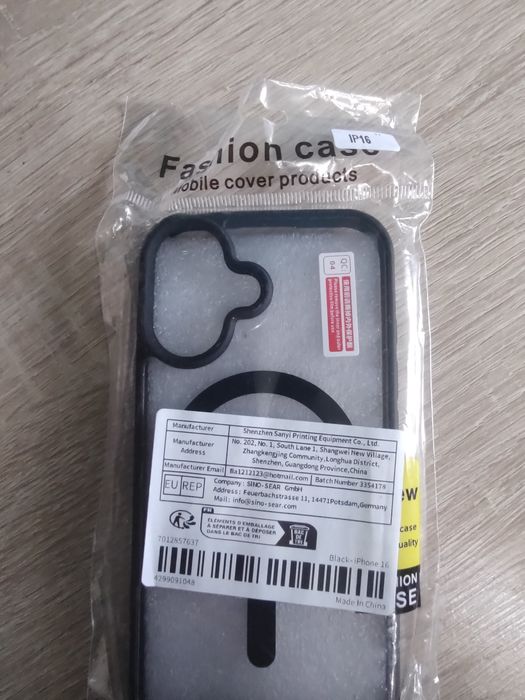 Etui bezbarwne mocne iPhone 16
