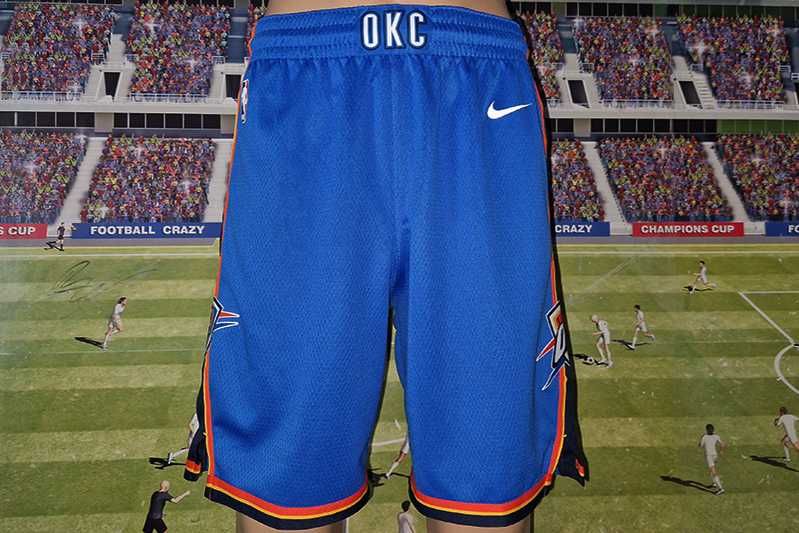 Oklahoma City Thunder Nike DriFit 2024-25 swingman shorts size: S