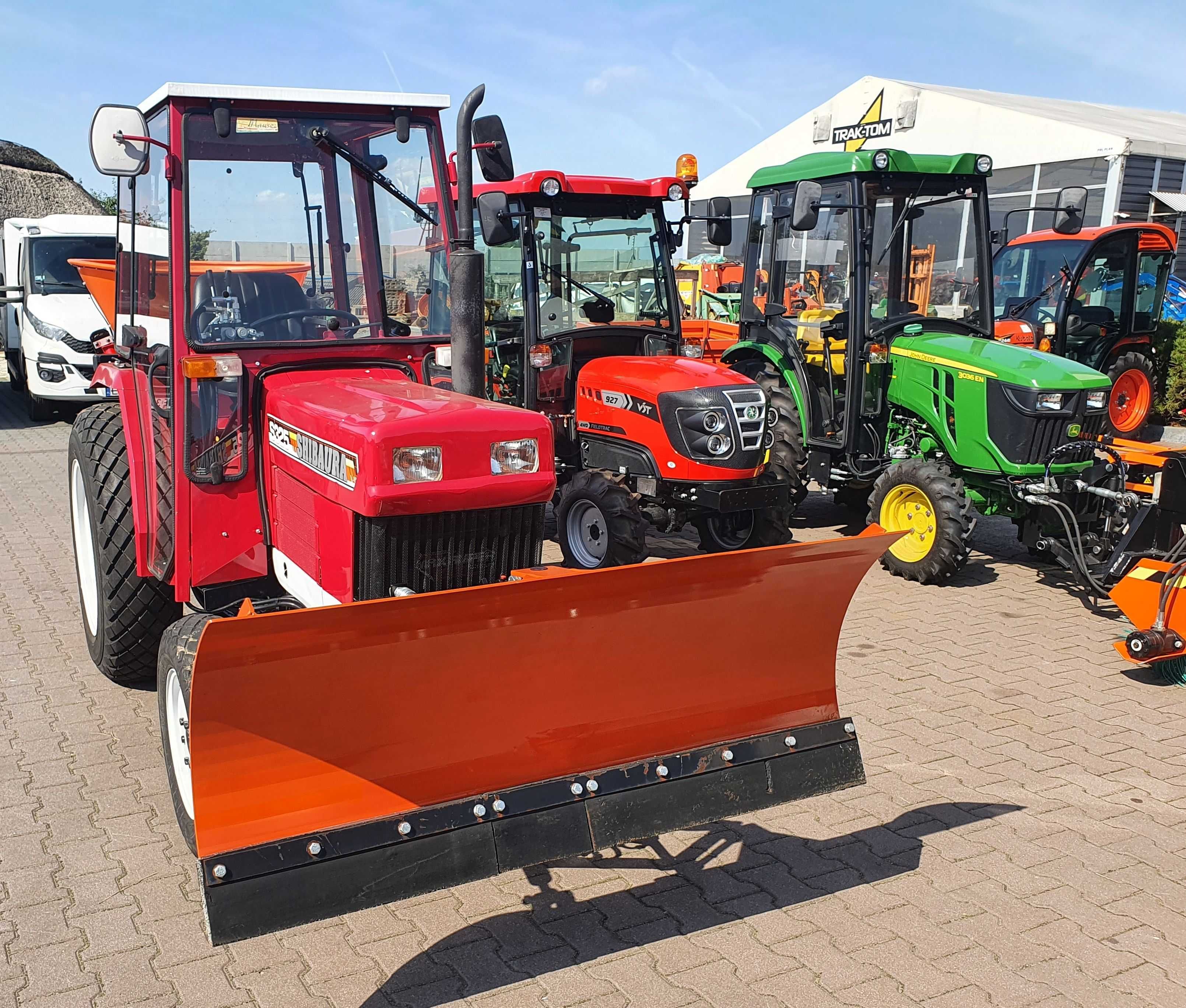 Ciągnik japoński 4x4 Shibaura diesel 25KM wspomag kabina, Kubota