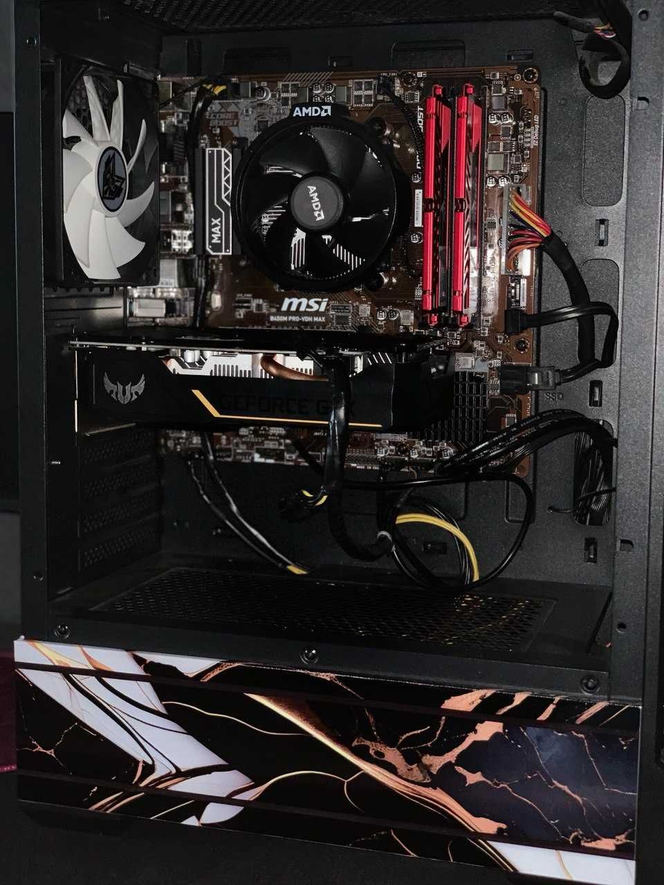 Пк игровой,Ryzen 5 3600,видеокарта GTX1650super 4gb,oзу16 gb,ssd 250gb