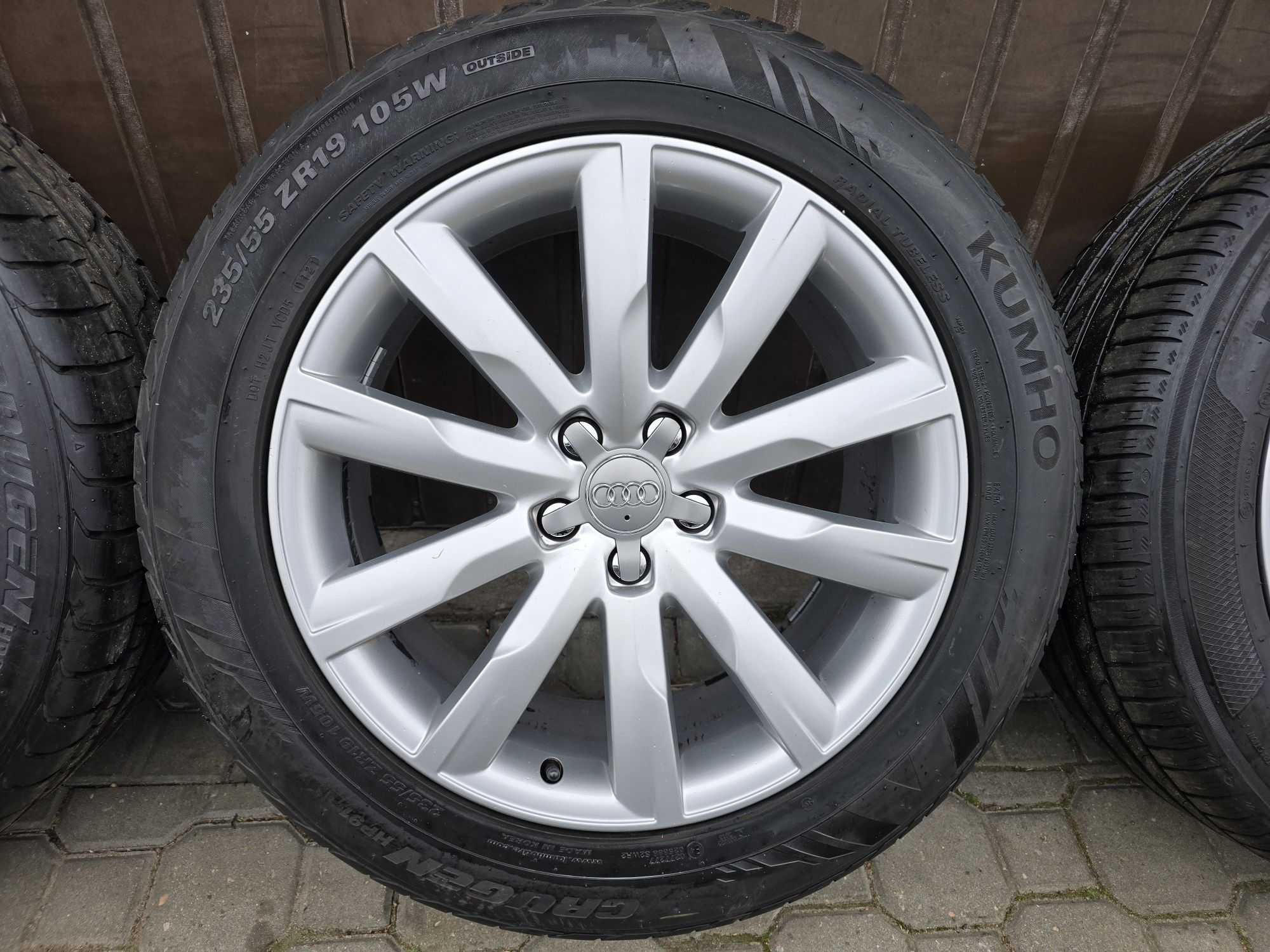 Felgi z oponami 235/55R19 Audi Q5 5x112 Q4 a4 A5 A6 A7 A8 Skoda Elroq