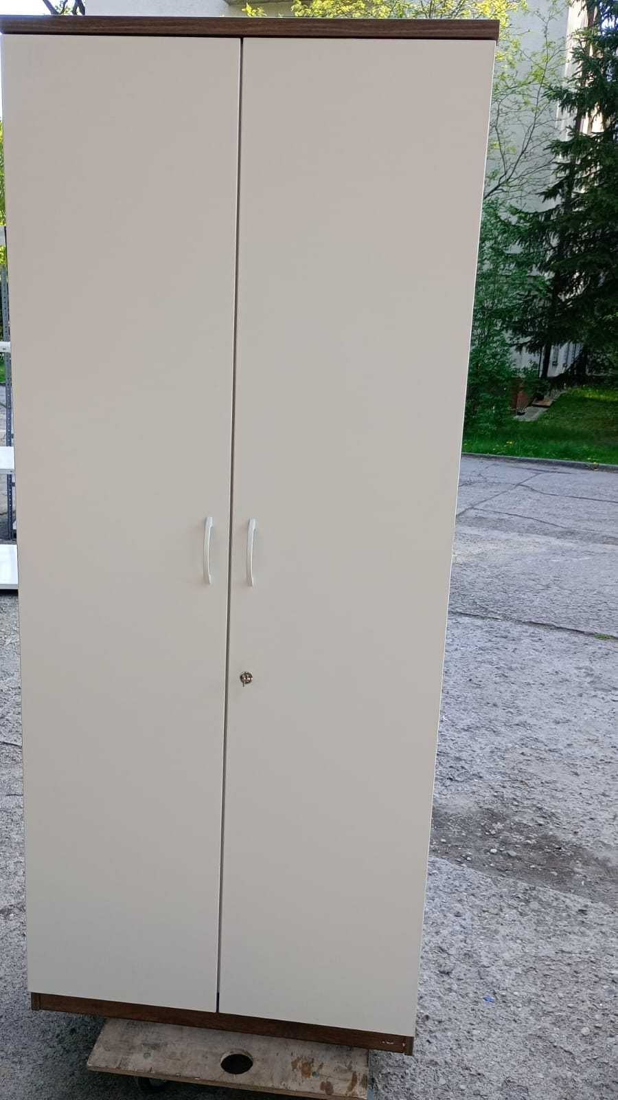 Szafa biała aktowa 80x189 cm szafy aktowe do biur domu hotelu recepcji