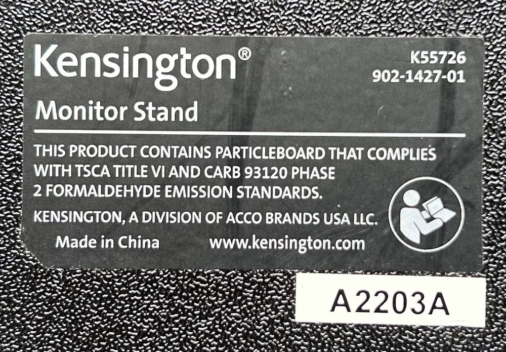 Kensington Monitor Stand K55726