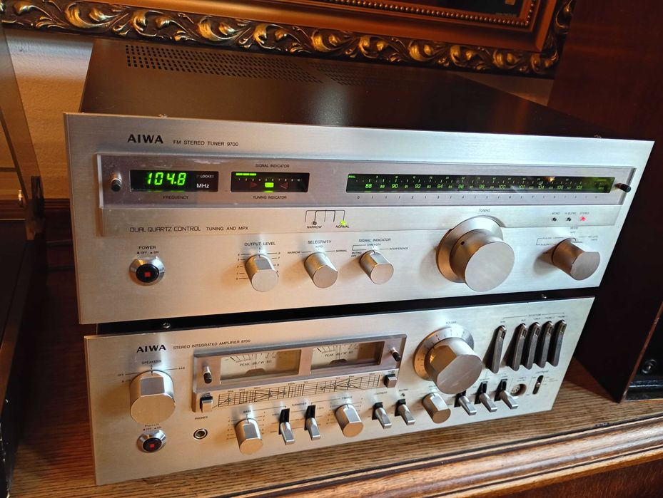 Aiwa At9700 cyfrowo/analogowy tuner najwyższy model 79r Japan BdB stan