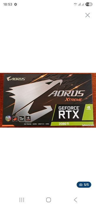 WATERFORCE aorus RTX 2080 Ti Xtreme 11G