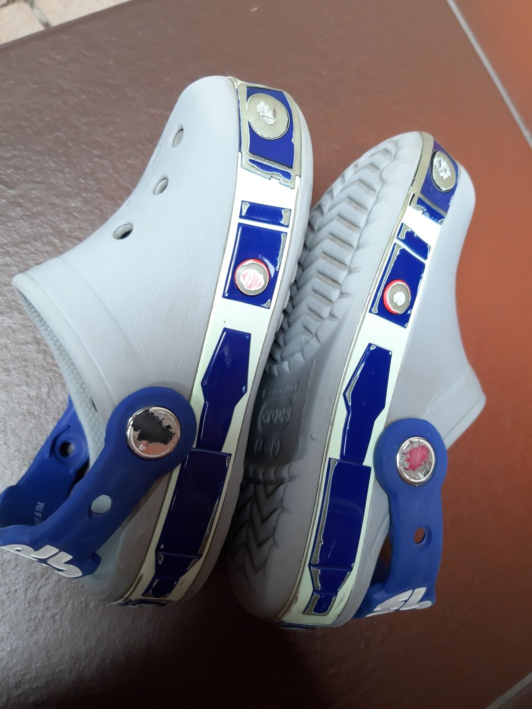 Crocs c8/c9 szare niebieskie crocsy rozm.25/26 star wars