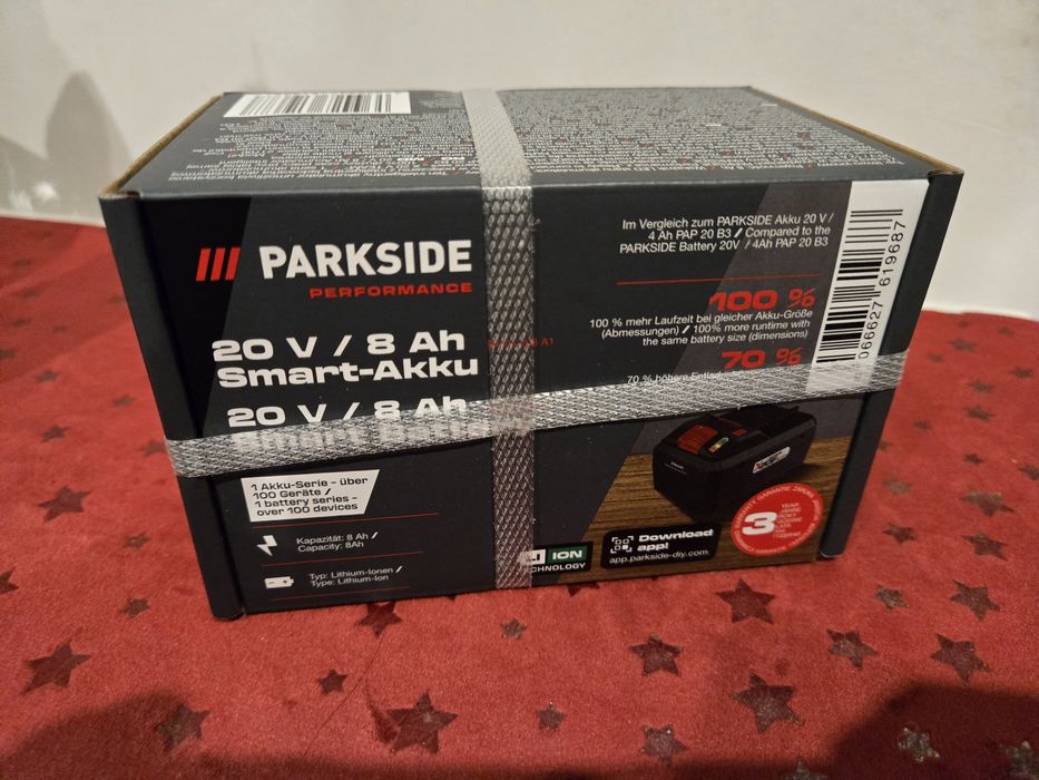 Akumulator 8ah parkside. Gwarancja nowy