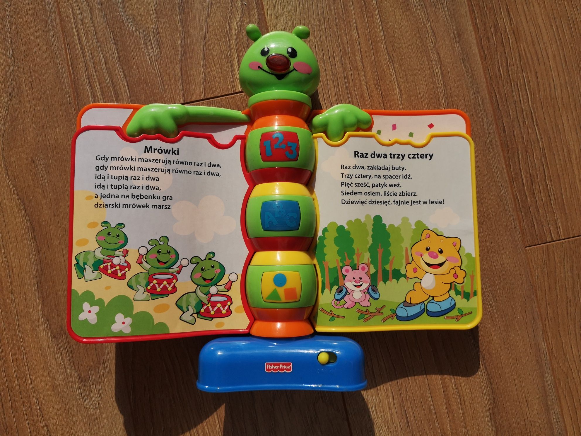 Książeczka Fisher price gąsienica