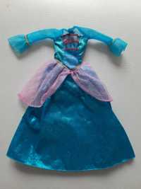 Sukienka dla lalki barbie rosella mattel księżniczka z wyspy