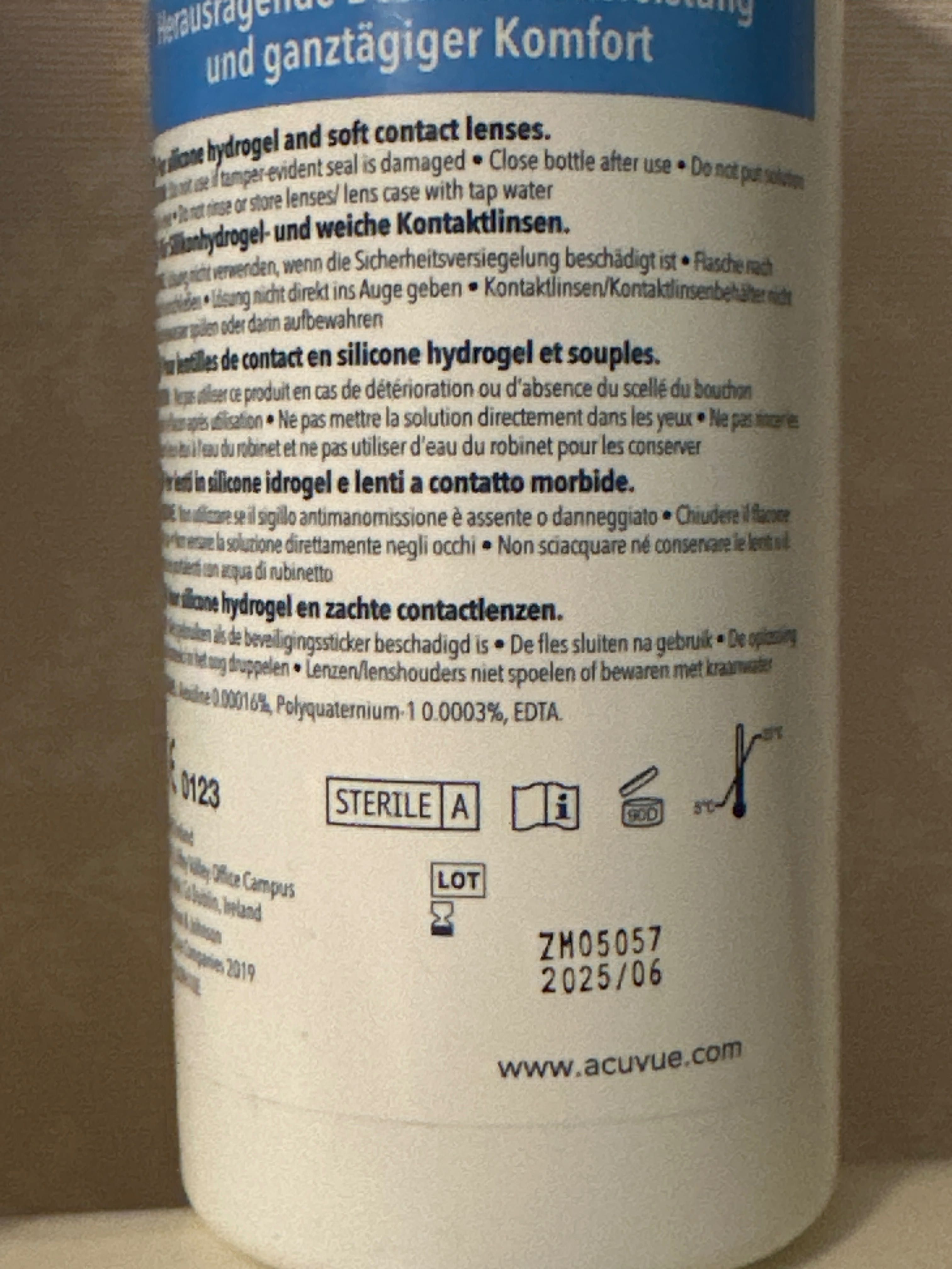 2x Líquido Lentes Contacto Acuvue RevitaLens 300ml