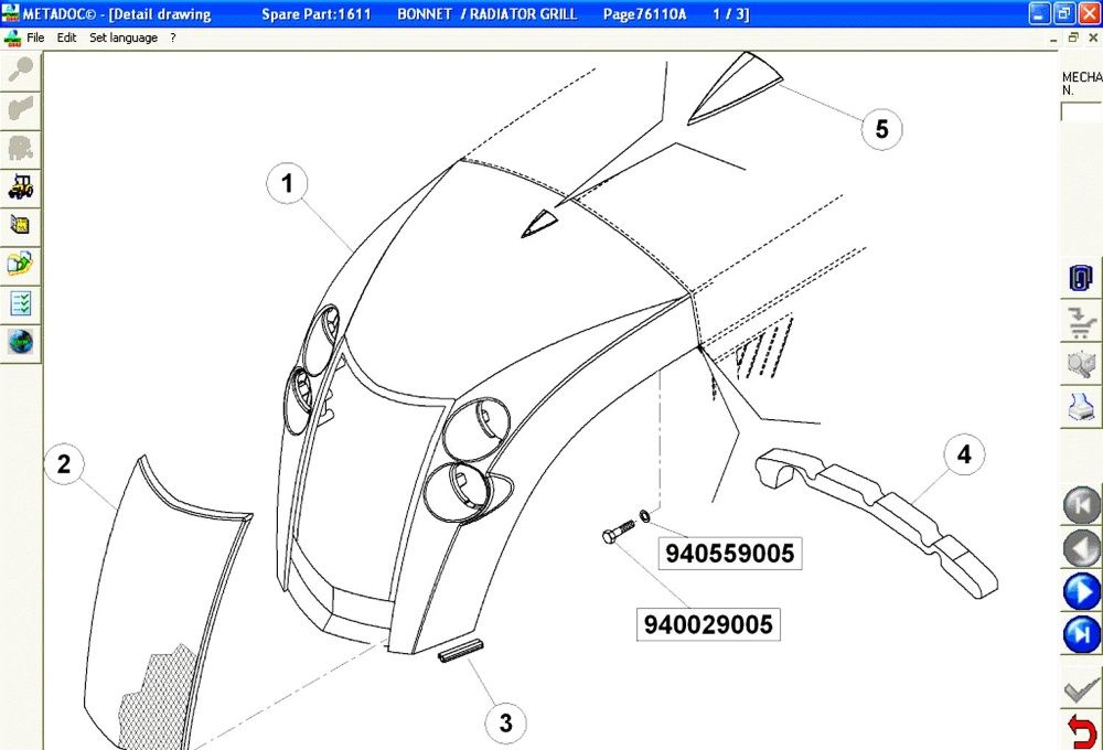 Установлю программы CLAAS - Metadoc, Parts Doc, WebTIC, ForkLift