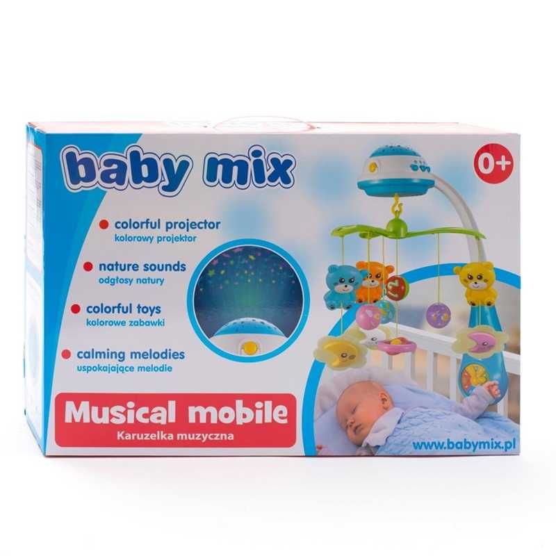 Karuzelka grajaca/świecąca Baby Mix jak nowa
