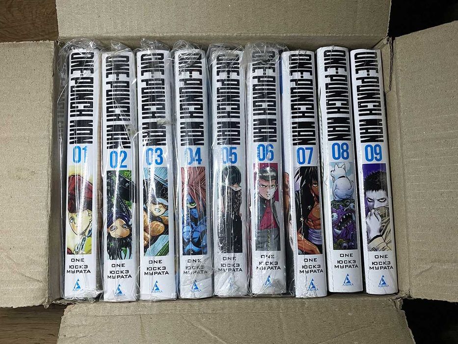 Манга One-Punch Man з 1 по 9 том