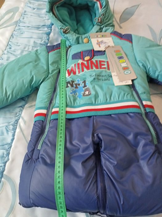 Комбінезон-конверт для малюків з хутровою підстібкою