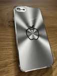 Etui na telefon 8 s iphone imitacja stali szczotkowanej