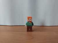 Figurka LEGO Minecraft Alex z żelazną siekierą