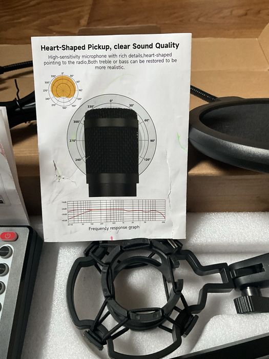 Професійний студійний мікрофон Xisono M8 (BM-800) з повним комплектом