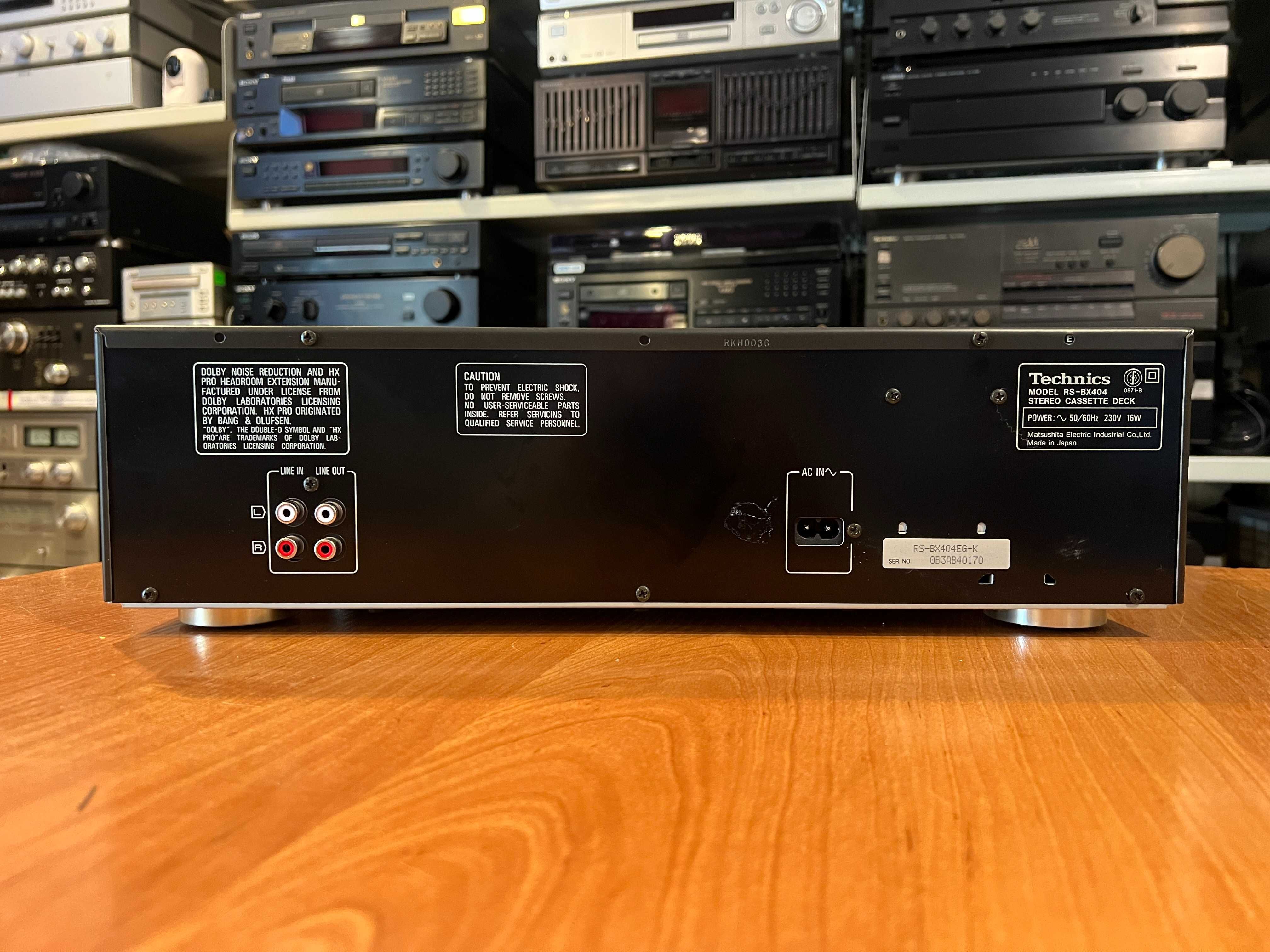 Magnetofon Technics RS-BX404 Audio Room
