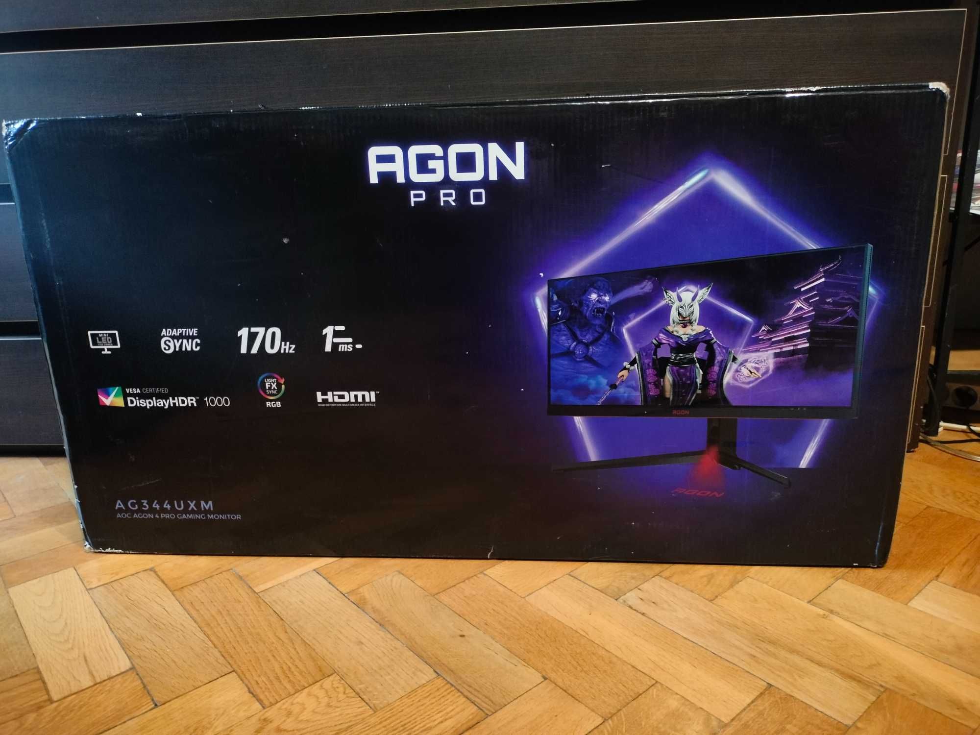 Monitor gamingowy AOC AG344UXM 34 cali - igła!