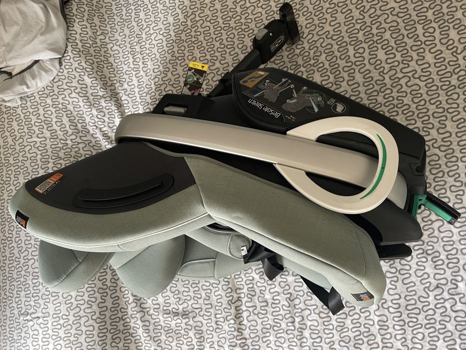 Cadeira auto Besafe Stretch + capa + espelho